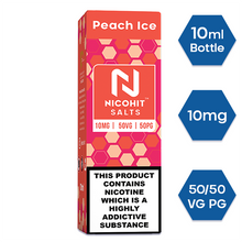 Load image into Gallery viewer, NICOHIT SALTS - PEACH ICE
