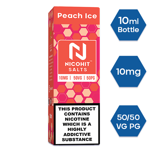 NICOHIT SALTS - PEACH ICE